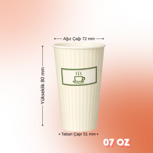 7 OZ Double / Single Wall Hot Cup