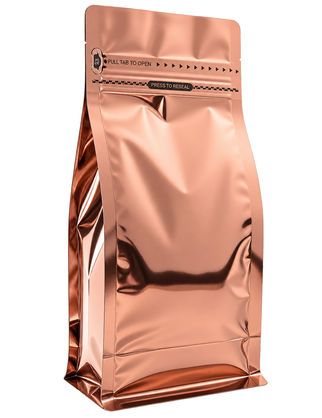 Bronz Metalize Kilitli Flat Bottom