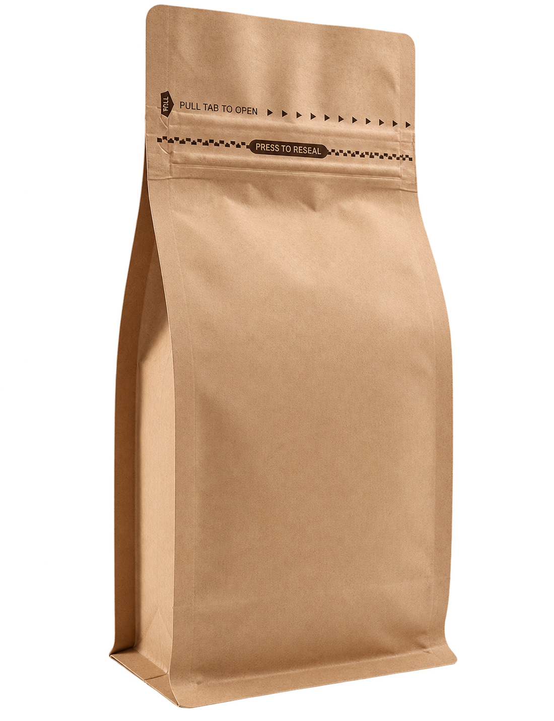 Kraft Kilitli Flat Bottom