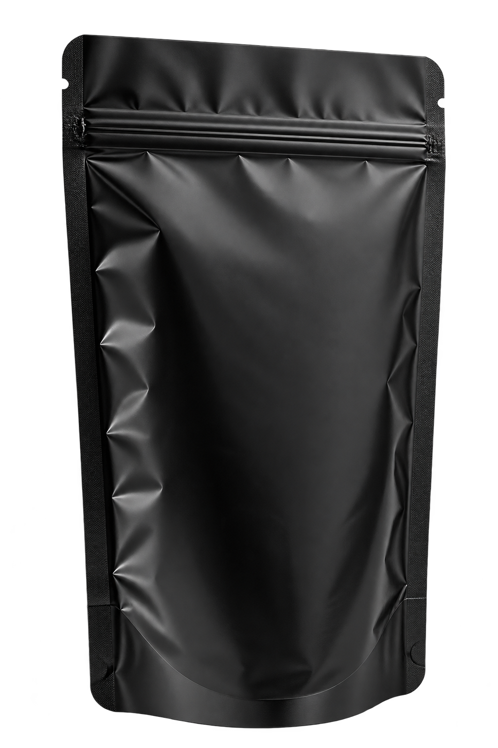 Kahve için siyah mat Doypack ambalaj
